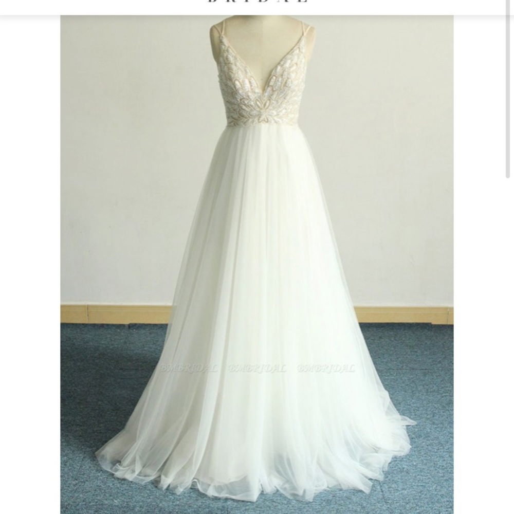 BM Bridal A Line Wedding Dress Size 10